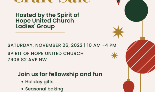 Christmas Craft Sale @ Spirit of Hope United Church