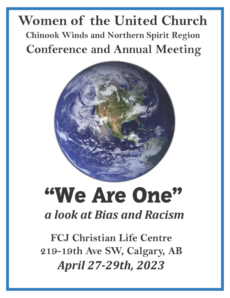 "We Are One", a look at Bias and Racism - at FCJ Christian Life Centre, 219 19th Ave SW, Calgary AB