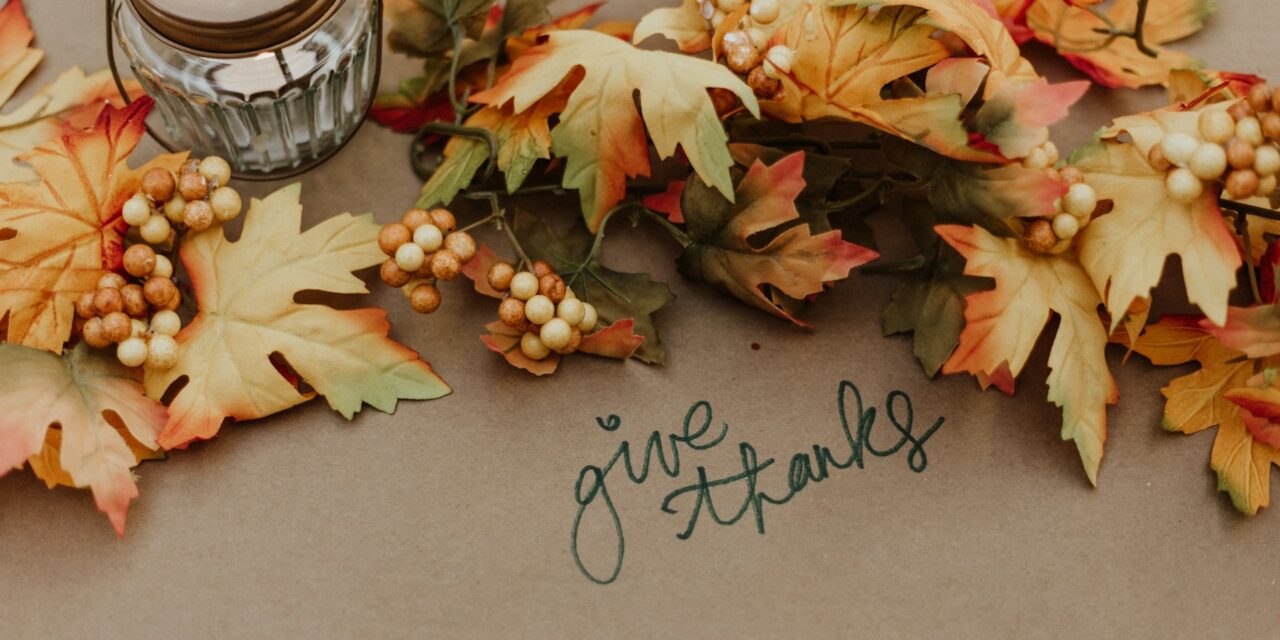 A Letter of Thanksgiving