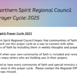 Regional Council Prayer Cycle 2025