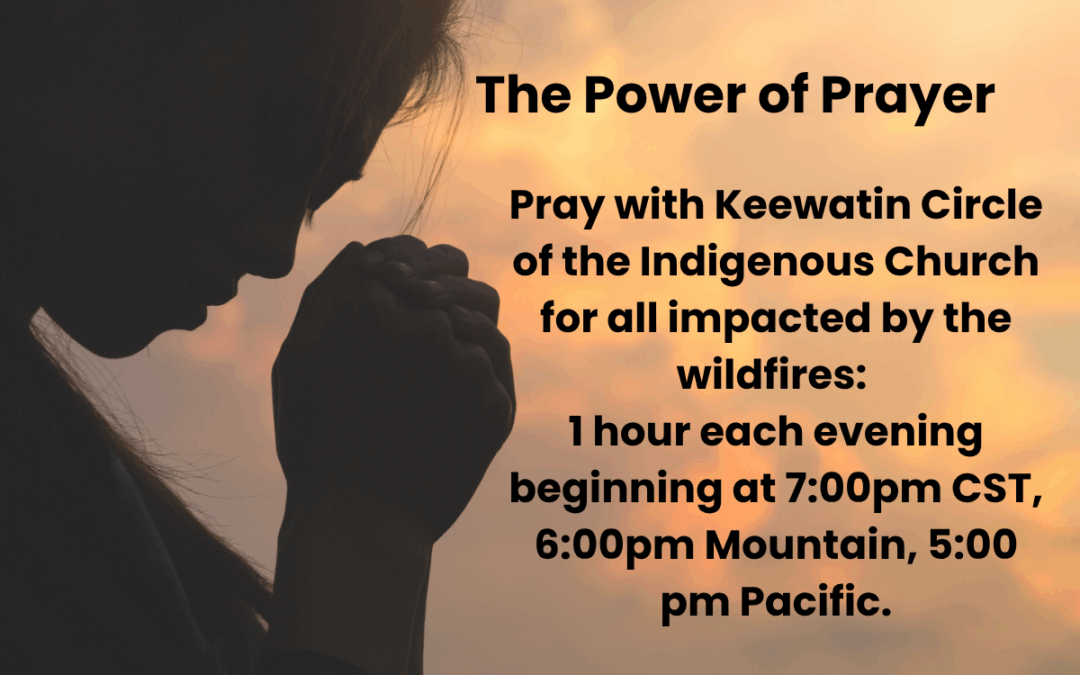 Call for daily prayer for wildfire impacts