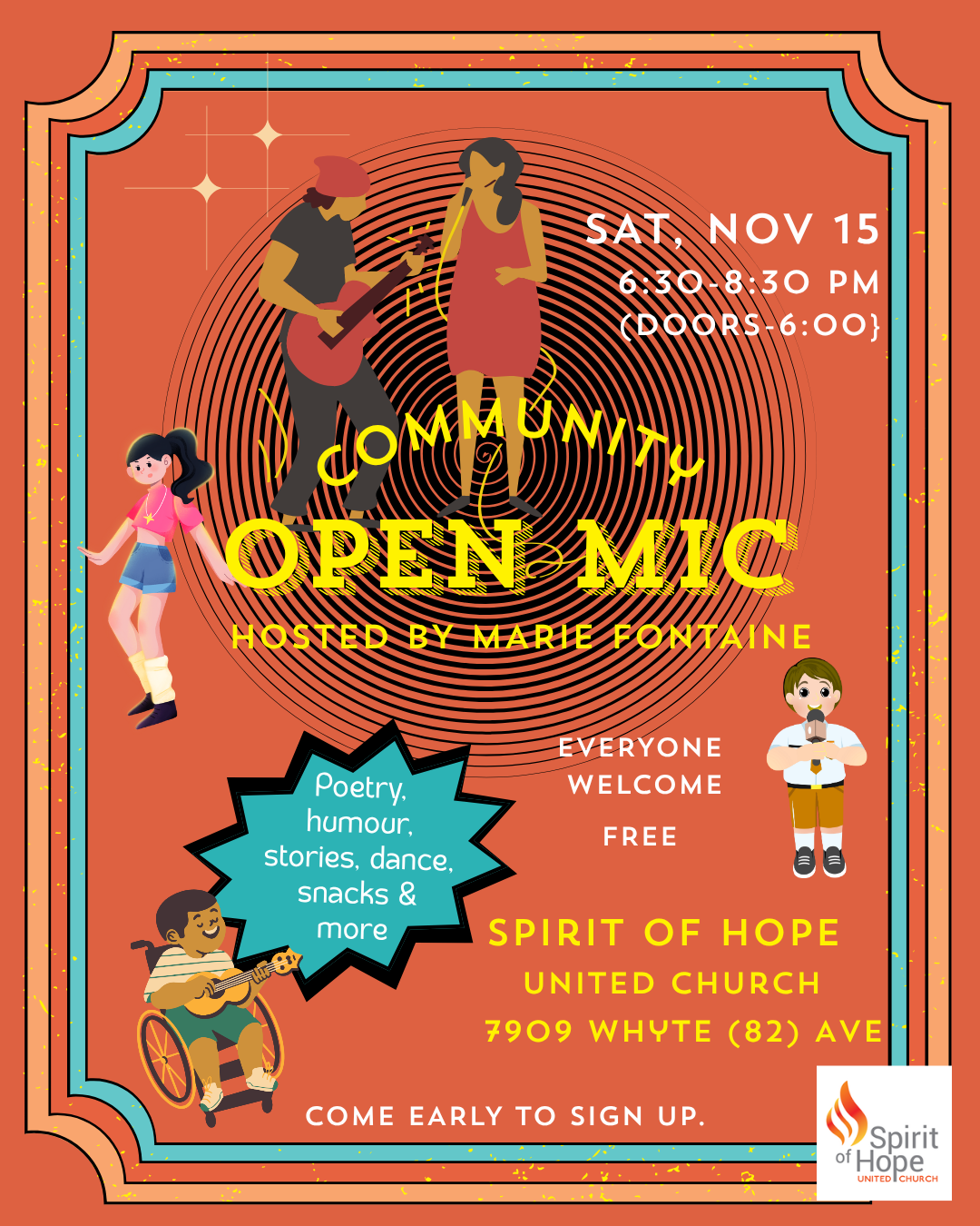Open mic Nov 2025