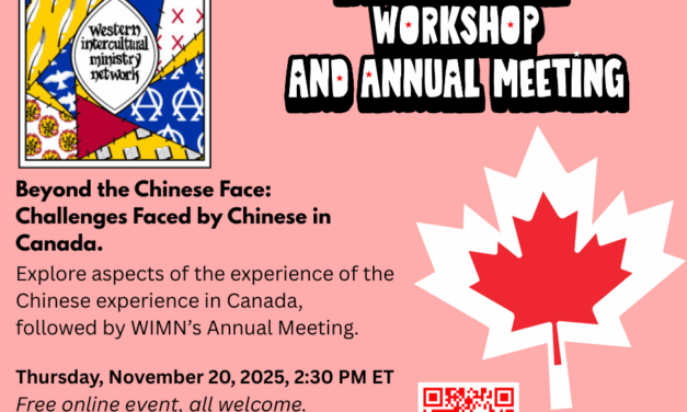 Online Intercultural Workshop and Western Intercultural Ministries Network AGM